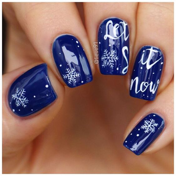 68 Trendy Nail Art Designs to Inspire Your Winter Mood - Page 16 of 68 ...