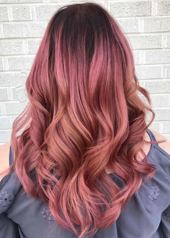 40+ Charming Rose Gold Hair Color Ideas - Page 2 of 41 - Kornelia Beauty